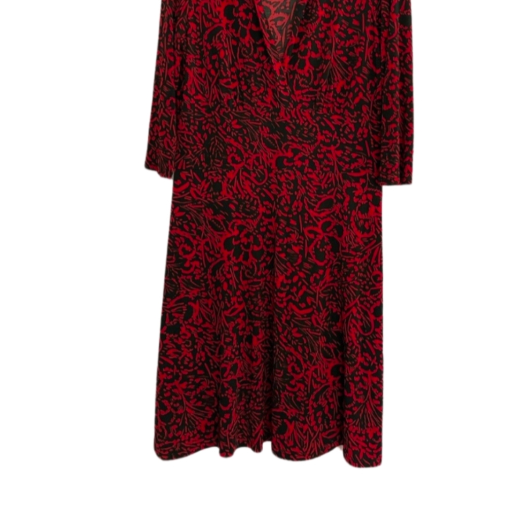 K Red and Black Dress size 8